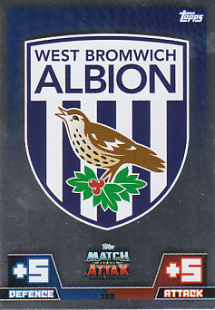 Club Badge West Bromwich Albion 2014/15 Topps Match Attax #325
